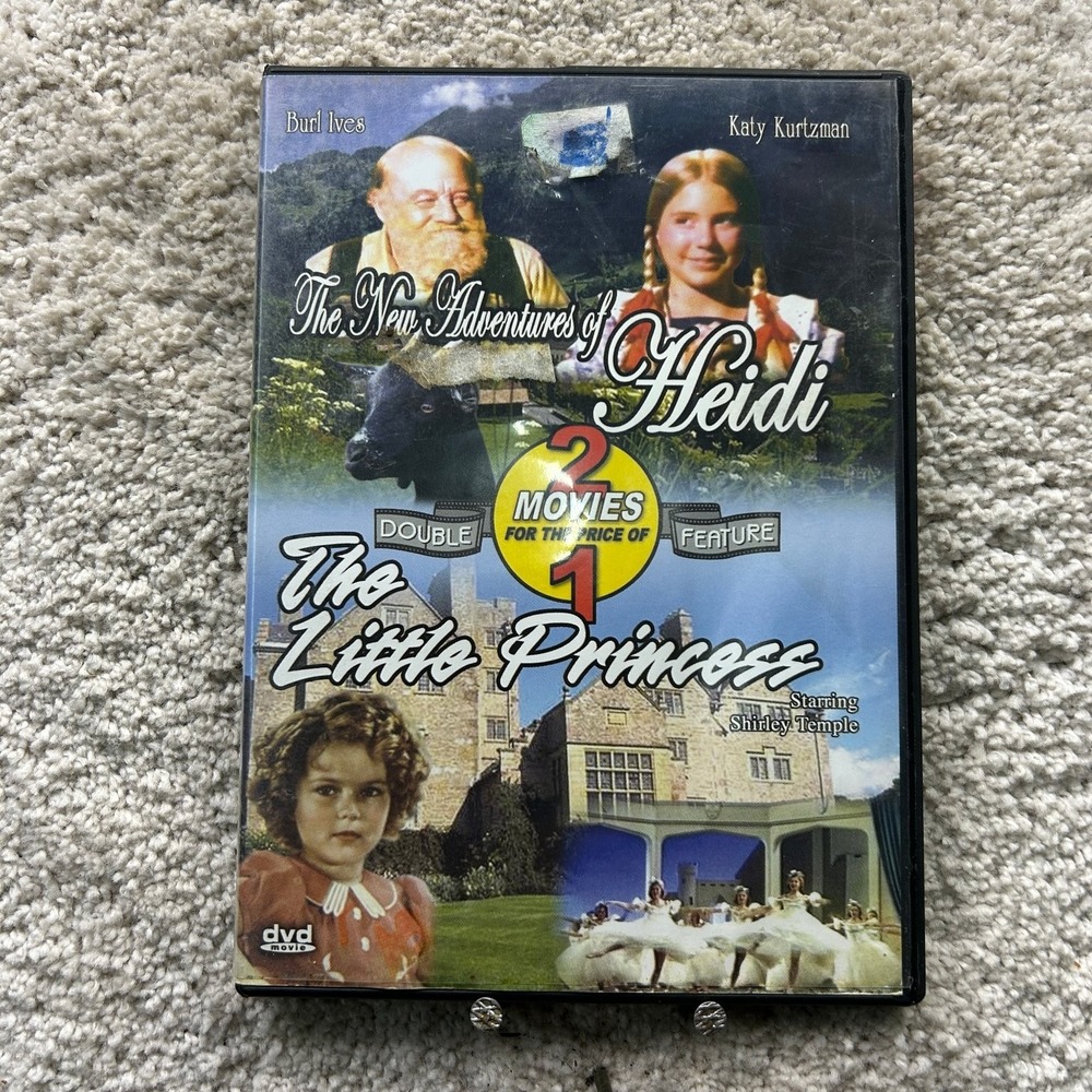 The New Adventures of Heidi / The Little Princess DVD Shirley Temple Burl Ives